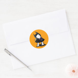 Adesivo Redondo BatDog KiniArt Sticker