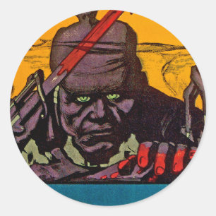 Adesivo Redondo Bater De Volta A Arma