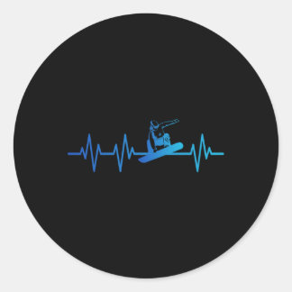 Adesivo Redondo Batida de Neve 80s 90s Retro Winter Snowboard