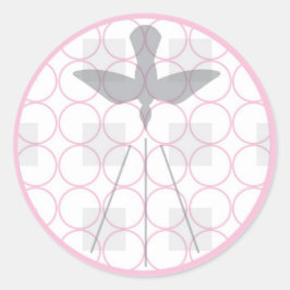 Adesivo Redondo Batismal e Christening Seal