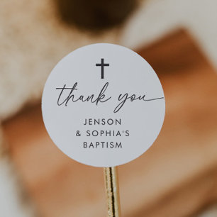 Adesivo Redondo Batismo conjunto