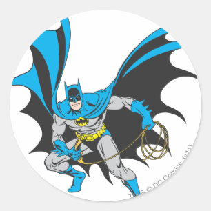Adesivo Redondo Batman com Corda
