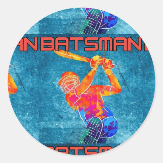 Adesivo Redondo Batsman Stickers 2024