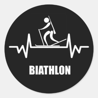 Adesivo Redondo battement de coeur biathlon