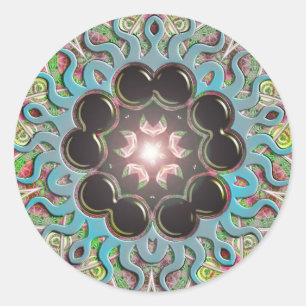 Adesivo Redondo BAUBLIA Sticker