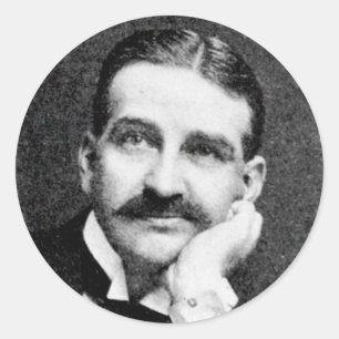 Adesivo Redondo Baum ~ Frank Lyman Writer Wizard of Oz