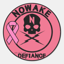 Adesivo Redondo BCA Stickers "An Act of Defiance" NOWAKE