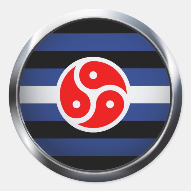 ADESIVO REDONDO BD/SM PRIDE MEDALLION (Frente)