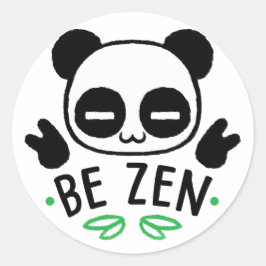 Adesivo Redondo Be Zen