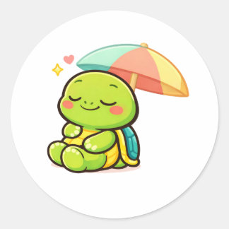 Adesivo Redondo Beach Umbrella Shade