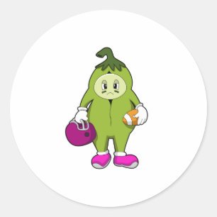 Adesivo Redondo Bean no Futebol