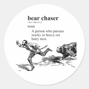 ADESIVO REDONDO BEAR CHASER