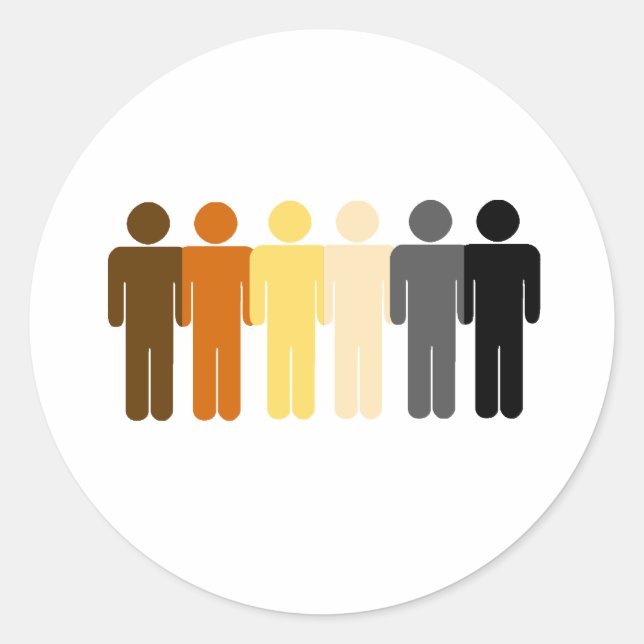 Adesivo Redondo Bear Love (Frente)