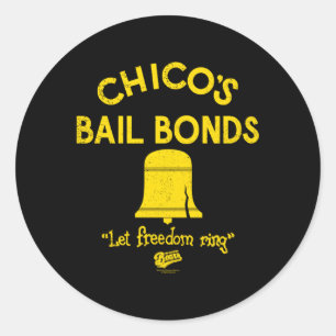 Adesivo Redondo Bears Chicos Bail Bonds