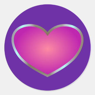 Adesivo Redondo Beat Rosa