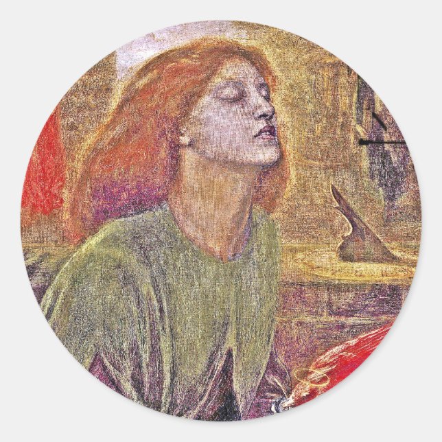 Adesivo Redondo Beata Beatrix (Frente)