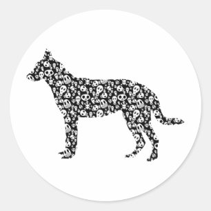 Adesivo Redondo Beauceron