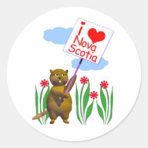 Beaver Canadense ama Nova Escócia