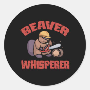 Adesivo Redondo Beaver para