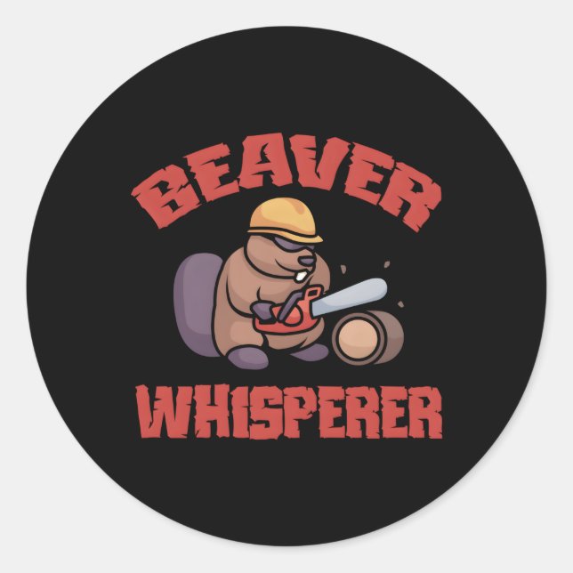 Adesivo Redondo Beaver para (Frente)