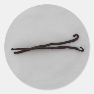 Adesivo Redondo Beba de baunilha com açúcar