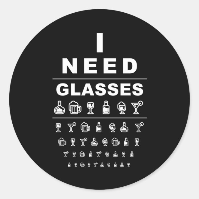 Adesivo Redondo Bebado Bebida Líquida Bebendo Álcool Mixologia Bar (Frente)