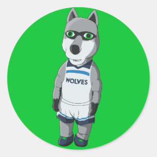 Adesivo Redondo Bêbado/Chomper Inflatable Crunch - Minnesota Basba