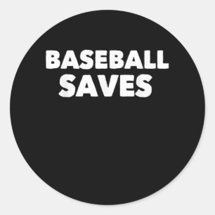 Adesivo Redondo Beball salva softball Legal jogador desportivo dos