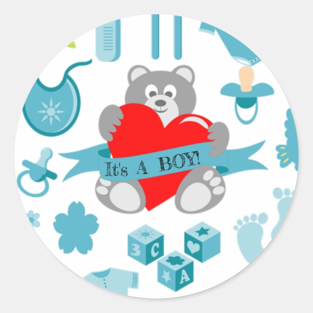 ADESIVO REDONDO BEBÊ (Frente)