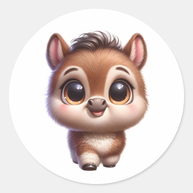 Adesivo Redondo Bebê (Frente)