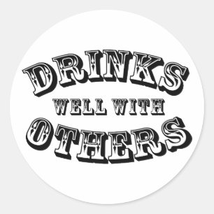 Adesivo Redondo Bebe Bem Com Outros Estilo De Vintage