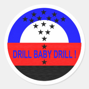 ADESIVO REDONDO BEBÊ DRILL_STICKER 3" DA BROCA