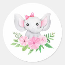 Bebê Elefante, Primeiro Aniversário, Chá de fralda