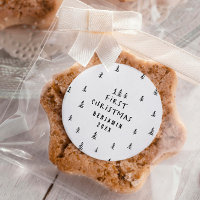 bebê elegante moderno primeiro Natal