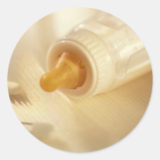 Adesivo Redondo Bebê Frasco Segurança Bebê Pinos Bebês Itens para  (Frente)