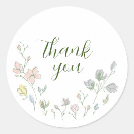 Adesivo Redondo Bebê no Bloom Chá de fraldas Sexo Neutro