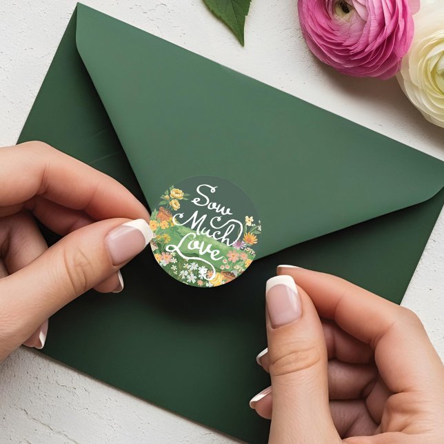 Adesivo Redondo Bebê no Bloom Floral Garden Chá de fraldas (Baby in Bloom Floral Garden Greenhouse Baby Shower Classic Round Sticker)