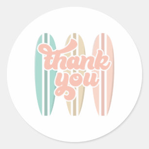 Adesivo Redondo Bebê no Conselho Surfboard Beach Chá de fraldas