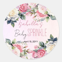 Bebê rosa em Sangue Bebê Floral Sprinkle