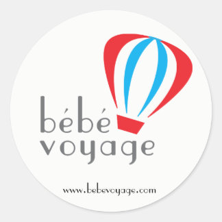 Adesivo Redondo Bebe Voyage Sticker