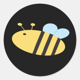Adesivo Redondo Bee Sticker