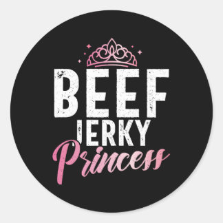 Adesivo Redondo Beef Jerky Princess