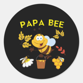 Adesivo Redondo Beekeeper Art Papa Bee