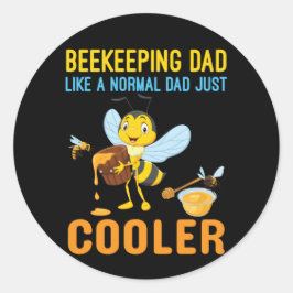 Adesivo Redondo BeeKeeping Pai da Arte do Apekeeper