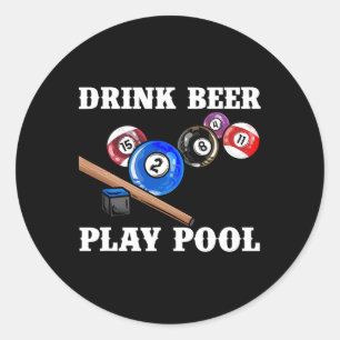 Adesivo Redondo Beer Beer Jogar Piscina I Piscina Engraçada Jogado