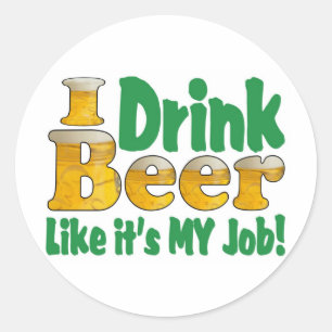 Adesivo Redondo Beer Job De Beer