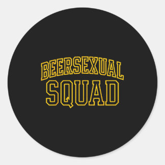 Adesivo Redondo Beerual Squad Matching Group Bachelor Party Design