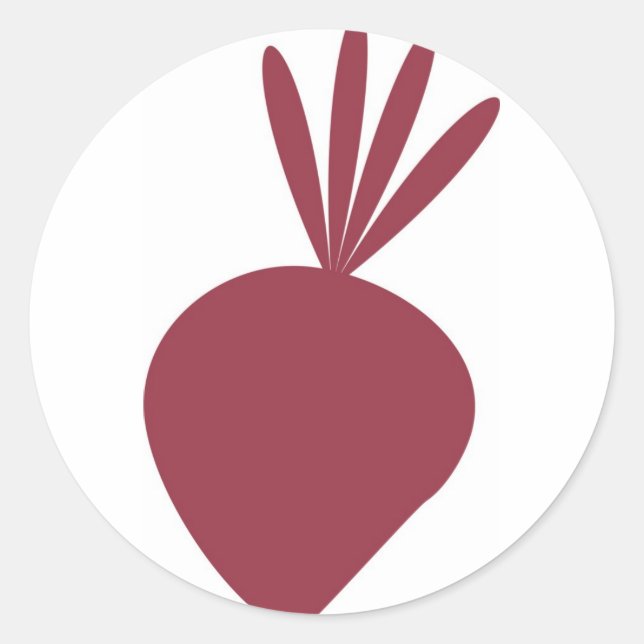 Adesivo Redondo Beet Sticker (Frente)