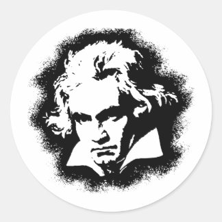 Adesivo Redondo Beethoven