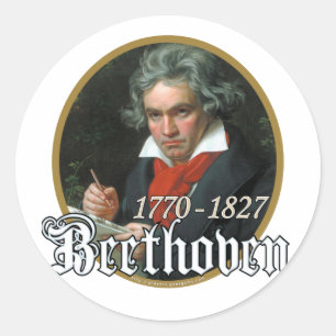 Adesivo Redondo Beethoven